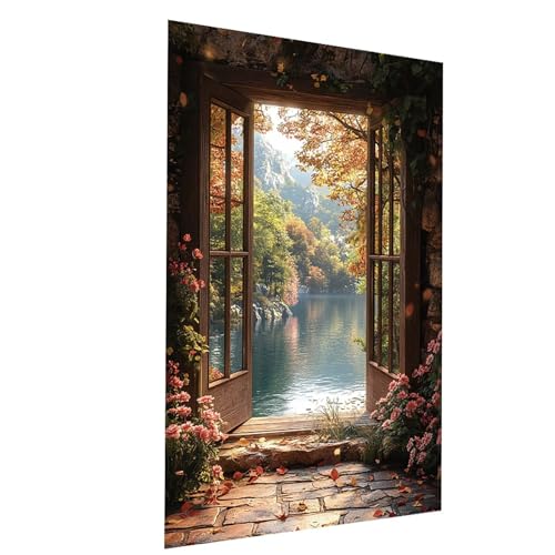 Malen Nach Zahlen Erwachsene Blume Malen Nach Zahlen Kinder See, DIY Set Erwachsene Paint by Numbers, Farbe Leinwand Zum Bemalen 40 x 30cm für Wanddeko Wohnzimmer Geschenke für Frauen Mann Model-02468 Malen Nach Zahlen Erwachsene Blume Malen Nach Zahlen Kinder See, DIY Set Erwachsene Paint by Numbers, Farbe Leinwand Zum Bemalen 40 x 30cm für Wanddeko Wohnzimmer Geschenke für Frauen Mann Model-02468 von XELIETOO
