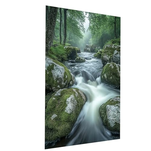Malen Nach Zahlen Erwachsene Fluss Malen Nach Zahlen Basteln Erwachsene Baum mit Acrylfarben Set Pinselset und Leinwand zum Bemalen 70x95cm, Farbe Leinwand Bilder für Deko Wohnzimmer Model-02464 Malen Nach Zahlen Erwachsene Fluss Malen Nach Zahlen Basteln Erwachsene Baum mit Acrylfarben Set Pinselset und Leinwand zum Bemalen 70x95cm, Farbe Leinwand Bilder für Deko Wohnzimmer Model-02464 von XELIETOO