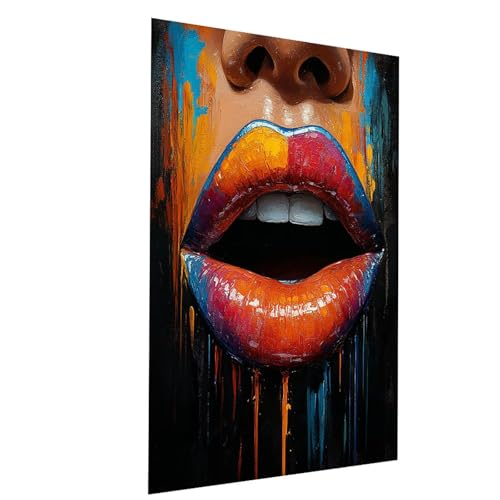 Malen Nach Zahlen Erwachsene Frau Malen Nach Zahlen Basteln Erwachsene Gesicht mit Acrylfarben Set Pinselset und Leinwand zum Bemalen 60x80cm, Farbe Leinwand Bilder für Deko Wohnzimmer Model-02607 Malen Nach Zahlen Erwachsene Frau Malen Nach Zahlen Basteln Erwachsene Gesicht mit Acrylfarben Set Pinselset und Leinwand zum Bemalen 60x80cm, Farbe Leinwand Bilder für Deko Wohnzimmer Model-02607 von XELIETOO