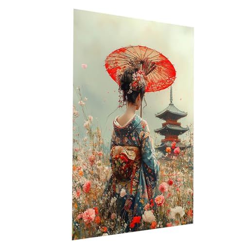 Malen Nach Zahlen Erwachsene Geisha Malen Nach Zahlen Basteln Erwachsene Frau mit Acrylfarben Set Pinselset und Leinwand zum Bemalen 35 x 50 cm, Farbe Leinwand Bilder für Deko Wohnzimmer Model-01920 Malen Nach Zahlen Erwachsene Geisha Malen Nach Zahlen Basteln Erwachsene Frau mit Acrylfarben Set Pinselset und Leinwand zum Bemalen 35 x 50 cm, Farbe Leinwand Bilder für Deko Wohnzimmer Model-01920 von XELIETOO