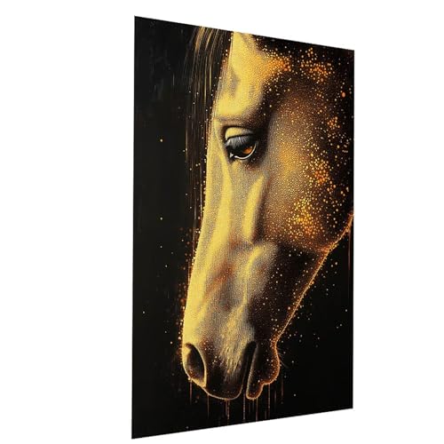 Malen Nach Zahlen Erwachsene Horse Malen Nach Zahlen Basteln Erwachsene Tier mit Acrylfarben Set Pinselset und Leinwand zum Bemalen 40x55 CM, Farbe Leinwand Bilder für Deko Wohnzimmer Model-00715 Malen Nach Zahlen Erwachsene Horse Malen Nach Zahlen Basteln Erwachsene Tier mit Acrylfarben Set Pinselset und Leinwand zum Bemalen 40x55 CM, Farbe Leinwand Bilder für Deko Wohnzimmer Model-00715 von XELIETOO