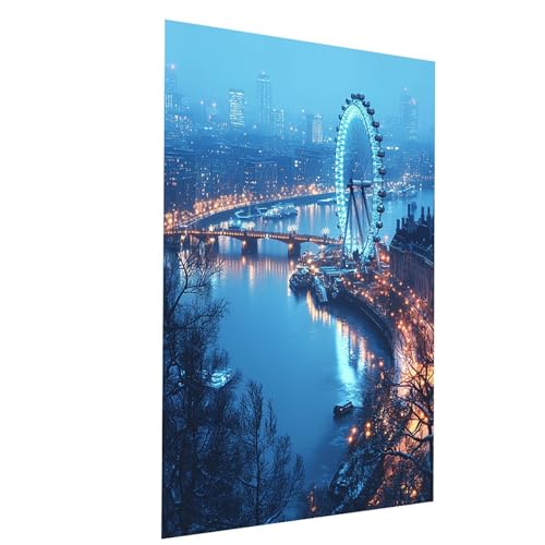 Malen Nach Zahlen Erwachsene Riesenrad Malen Nach Zahlen Basteln Erwachsene Nachtansicht mit Acrylfarben Set Pinselset und Leinwand zum Bemalen 60x80 cm, Leinwand Bilder für Deko Wohnzimmer Model02517 Malen Nach Zahlen Erwachsene Riesenrad Malen Nach Zahlen Basteln Erwachsene Nachtansicht mit Acrylfarben Set Pinselset und Leinwand zum Bemalen 60x80 cm, Leinwand Bilder für Deko Wohnzimmer Model02517 von XELIETOO