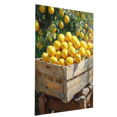 Malen Nach Zahlen Erwachsene Zitrone Malen Nach Zahlen Kinder Landschaft, DIY Set Erwachsene Paint by Numbers, Farbe Leinwand Zum Bemalen 70 x 50 cm für Deko Wohnzimmer Geschenke für Frauen Model00617 Malen Nach Zahlen Erwachsene Zitrone Malen Nach Zahlen Kinder Landschaft, DIY Set Erwachsene Paint by Numbers, Farbe Leinwand Zum Bemalen 70 x 50 cm für Deko Wohnzimmer Geschenke für Frauen Model00617 von XELIETOO