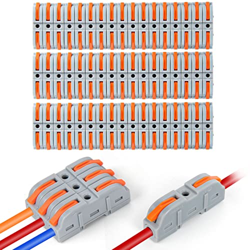Elektrische Anschlussblöcke SPL-1 Kabelverbinder,Klemme mit Betätigungshebel, 0,2 – 4 mm²Leiter Klemme, Elektrische Anschlussblöcke,Verbindungsklemme kombiniert Werden (40) von XEOOCE