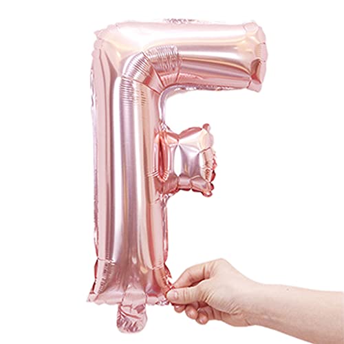 16 Zoll Einzelbuchstabenballon Luminum hängende Folienballons Geburtstag Brief Ballon von XEYYHAS