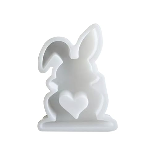 XEYYHAS Osterhasen-Formen, Herz-Hase, Silikon, handgefertigt, Epoxidharz, Gießformen, DIY, Schokolade, Dekoration, Werkzeug, Osterhase, Silikon, handgefertigt, DIY, Herz, Kaninchen, Harzform für XEYYHAS Osterhasen-Formen, Herz-Hase, Silikon, handgefertigt, Epoxidharz, Gießformen, DIY, Schokolade, Dekoration, Werkzeug, Osterhase, Silikon, handgefertigt, DIY, Herz, Kaninchen, Harzform für von XEYYHAS