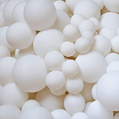 Weiße Luftballons, 100 Stück, Latex-Ballonbogen-Set, Party-Luftballons für Hochzeit, Geburtstag, Jahrestag, Feiertage, Party-Dekoration, Luftballons von XEYYHAS