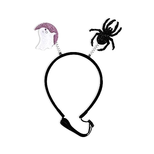 XEYYHAS Halloween-Haarband mit Mondspinnen, modisches Haar-Accessoire für Damen, Halloween-Dekorationen, mehrfarbiges Stirnband von XEYYHAS