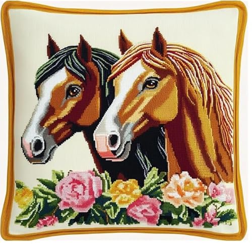 XFENDOUDOU Kreuzstich-Kissenbezug Set VorgedrucktNiedliche Tiermuster Kreuzstichk Zum Dekorieren 45X45cm Stickkissen Zum Selbersticken Kreuzstich Set Bastelset Haus Dekoration XFENDOUDOU Kreuzstich-Kissenbezug Set VorgedrucktNiedliche Tiermuster Kreuzstichk Zum Dekorieren 45X45cm Stickkissen Zum Selbersticken Kreuzstich Set Bastelset Haus Dekoration von XFENDOUDOU