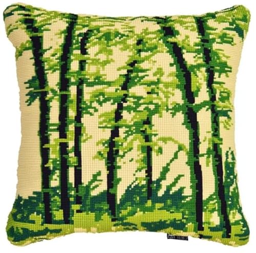 XFENDOUDOU Kreuzstich-Kissenbezug Stickpackungen Stickerei Set Anfänger Vorgedruckt Landschaftsmuster DIY Set Kreativ Set Für Erwachsene Dekoratives Kissenbezug 45x 45 cm Bastelset Haus Dekoration XFENDOUDOU Kreuzstich-Kissenbezug Stickpackungen Stickerei Set Anfänger Vorgedruckt Landschaftsmuster DIY Set Kreativ Set Für Erwachsene Dekoratives Kissenbezug 45x 45 cm Bastelset Haus Dekoration von XFENDOUDOU