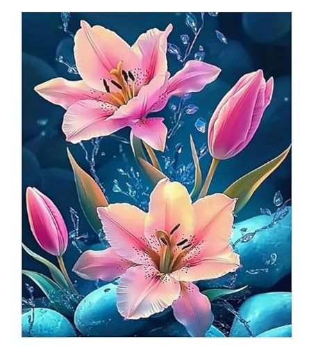 XFENDOUDOU Kreuzstich Stickpackungen Schöner Blumenstrauß 11CT Cross Stitch Stamped Kit DIY Anfänger Erwachsene Embroidery Kunst Handwerk Handarbeit Kits（40 * 50cm） von XFENDOUDOU