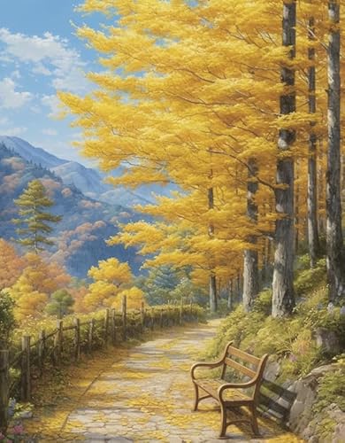 XFENDOUDOU Kreuzstich Stickpackungen Wunderschöne Landschaft von Xinglin 11CT Erwachsene Sticken Set,DIY Stickbilder Vorgedruckt Kreuzstich für Anfänger Home Decor （40x50cm ） von XFENDOUDOU