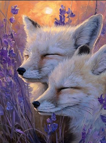XFENDOUDOU Kreuzstich stickpackungen Fuchs im Sonnenuntergang Cross Stitch Embroidery Kit Stickset Sticken Set Anfänger 16x20inch XFENDOUDOU Kreuzstich stickpackungen Fuchs im Sonnenuntergang Cross Stitch Embroidery Kit Stickset Sticken Set Anfänger 16x20inch von XFENDOUDOU