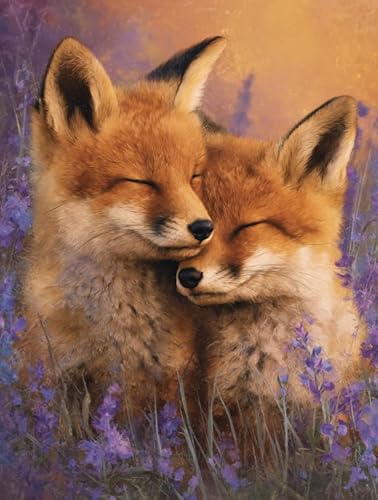 XFENDOUDOU Kreuzstich stickpackungen zählmuster Fuchs in den Blumen Stickbilder Vorgedruckt Kreuzstich für Wandkunst-Heimdekoration16x20inch XFENDOUDOU Kreuzstich stickpackungen zählmuster Fuchs in den Blumen Stickbilder Vorgedruckt Kreuzstich für Wandkunst-Heimdekoration16x20inch von XFENDOUDOU