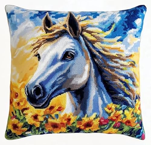 XFENDOUDOU Kreuzstichkissen Süße Tiere Kreuzstickpackung vorgedruckt Sticksets Für Erwachsene,Anfänger,45x45cm Stickkissen-Set Bastelset Haus Dekoration XFENDOUDOU Kreuzstichkissen Süße Tiere Kreuzstickpackung vorgedruckt Sticksets Für Erwachsene,Anfänger,45x45cm Stickkissen-Set Bastelset Haus Dekoration von XFENDOUDOU