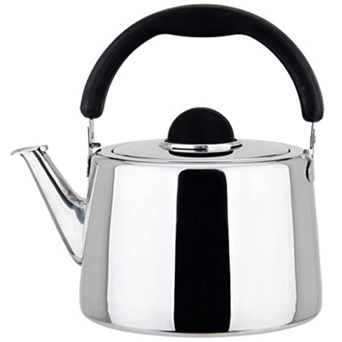 Flötenkessel aus Edelstahl, Pfeifkessel, Teekessel, Teekessel, Teekessel, Teekessel, Teekanne, Pfeife, Teekessel, Teekessel (6 l) von XFLSDHGD