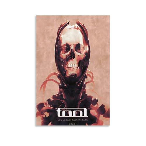 XFPOBH Poster auf Leinwand, Motiv "Tool Rockband", Wandkunst, Bild, Heimdekoration, Druck für Schlafzimmer, Wohnzimmer, 30 x 45 cm, ungerahmter Stil von XFPOBH