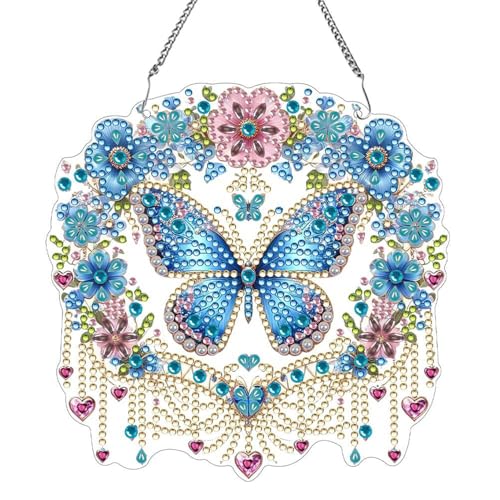 XFSRG Diamond Painting Schmetterling Design Liebe Herz Sonnenblume DIY Materialpaket Hängende Dekorationen Geeignet für Zimmer Wohnzimmer XFSRG Diamond Painting Schmetterling Design Liebe Herz Sonnenblume DIY Materialpaket Hängende Dekorationen Geeignet für Zimmer Wohnzimmer von XFSRG