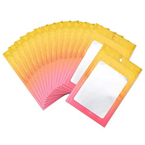 100 Stück verschließbare Folienbeutel mit transparentem Fenster, 10,2 x 15,2 cm, XFXIA wiederverschließbare Aufbewahrungsbeutel für Lebensmittelaufbewahrung und Lipgloss, Schmuck, Wimpern, 100 Stück verschließbare Folienbeutel mit transparentem Fenster, 10,2 x 15,2 cm, XFXIA wiederverschließbare Aufbewahrungsbeutel für Lebensmittelaufbewahrung und Lipgloss, Schmuck, Wimpern, von XFXIA