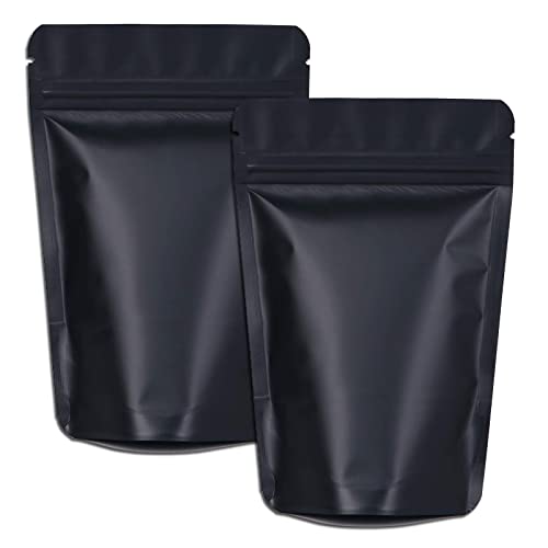 Schwarz Mylar-Beutel 100 Stück geruchsdichte Beutel 12cmx20 cm Folien-Ziplock-Beutel, wiederverschließbare Stand-Up-Verpackung, Beutel für Lebensmittelaufbewahrung, Süßigkeiten, Kekse, Badesalz Schwarz Mylar-Beutel 100 Stück geruchsdichte Beutel 12cmx20 cm Folien-Ziplock-Beutel, wiederverschließbare Stand-Up-Verpackung, Beutel für Lebensmittelaufbewahrung, Süßigkeiten, Kekse, Badesalz von XFXIA