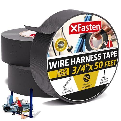 XFasten Kabelbaum-Klebeband, 1,9 cm x 2,9 m, 3er-Pack XFasten Kabelbaum-Klebeband, 1,9 cm x 2,9 m, 3er-Pack von XFasten