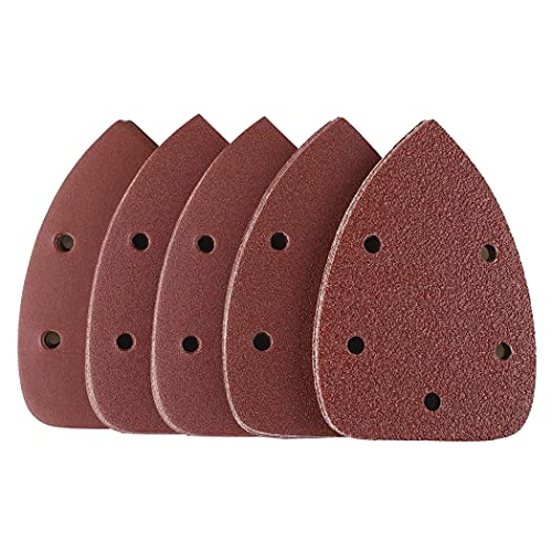 50 stk Klett-Schleifblätter Mouse Schleifpapier, 5 Loch 90x140 mm Schleifdreiecke 10 x Körnung 40/60/ 80/120/ 240 für Black und Decker Schleifpapier Schleifmaus Dreieckschleifer 50 stk Klett-Schleifblätter Mouse Schleifpapier, 5 Loch 90x140 mm Schleifdreiecke 10 x Körnung 40/60/ 80/120/ 240 für Black und Decker Schleifpapier Schleifmaus Dreieckschleifer von XGAGHB