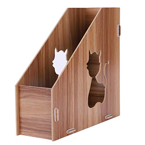 Stehsammler A4 Stehordner Holz Organizer Katzeform Tisch Organisator Mädchen Zeitschrifthalter Selbstmontiert Papierhalter Frauen Desktopfile Datei Zeitungen Zeitschriftensammler Büro Schule Zuhause Stehsammler A4 Stehordner Holz Organizer Katzeform Tisch Organisator Mädchen Zeitschrifthalter Selbstmontiert Papierhalter Frauen Desktopfile Datei Zeitungen Zeitschriftensammler Büro Schule Zuhause von XGOPTS