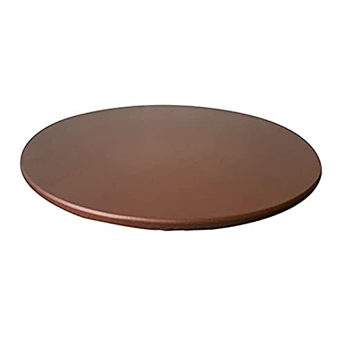 Runde Tischdecke, Wasserdicht Tischdecken Abwischbar rutschfeste Elastische,Tischdecke Für Zuhause, Partys,Hochzeit, Restaurant (Kaffeefarbe,Runde 70cm) von XHDZSW