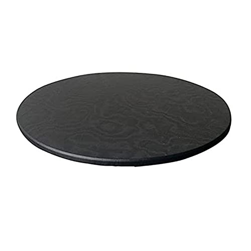 Runde Tischdecke, Wasserdicht Tischdecken Abwischbar rutschfeste Elastische,Tischdecke Für Zuhause, Partys,Hochzeit, Restaurant (Schwarz,Runde 100cm) von XHDZSW