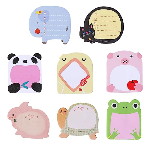 XHNFCU 24 Stück niedliche Tiere Haftnotizen Cartoon Selbst Klebrige Notizen Set Neuheit Tiere Geformt Haftnotizen, Schüler Kinder Geschenke, Party-Taschen Füller für Kinder, Haftnotizen für Haus,Büro XHNFCU 24 Stück niedliche Tiere Haftnotizen Cartoon Selbst Klebrige Notizen Set Neuheit Tiere Geformt Haftnotizen, Schüler Kinder Geschenke, Party-Taschen Füller für Kinder, Haftnotizen für Haus,Büro von XHNFCU