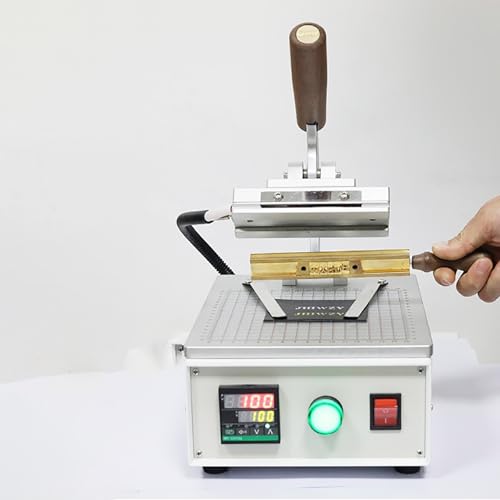 XHSMYXGS Heißprägemaschine, kleiner manueller Schreibtisch, schneller Formwechsel, mobiler Typ, Heißprägemaschine für Handelsmarken aus Leder XHSMYXGS Heißprägemaschine, kleiner manueller Schreibtisch, schneller Formwechsel, mobiler Typ, Heißprägemaschine für Handelsmarken aus Leder von XHSMYXGS