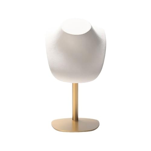 XHURWDZ643KM Schmuckständer Modell Zähler Schmuck Display Requisiten Anhänger Halskette Ständer Exquisite Halskette Display Ständer Horizontale Schmuck Ständer Schmuck Displayständer(Weiß) von XHURWDZ643KM