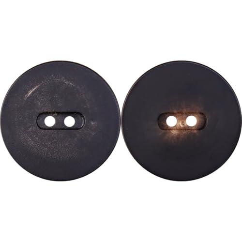 XHYXWN 10 Stück 15–28 mm natürliche Hornknöpfe, 2-Loch-runde echte Hornknöpfe, Vintage-Echthornknöpfe, schwarz, braun, für Anzug, Mantel, Jacke, Oberbekleidung, Zubehör XHYXWN 10 Stück 15–28 mm natürliche Hornknöpfe, 2-Loch-runde echte Hornknöpfe, Vintage-Echthornknöpfe, schwarz, braun, für Anzug, Mantel, Jacke, Oberbekleidung, Zubehör von XHYXWN