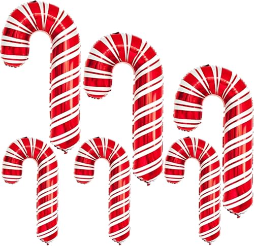Luftballons Weihnachten, 6 Stück Weihnachts Folienballons, Weihnachten Ballons, Weihnachtsballons, Luftballons Weihnachtsdeko für Weihnachten Party Dekoration Luftballons Weihnachten, 6 Stück Weihnachts Folienballons, Weihnachten Ballons, Weihnachtsballons, Luftballons Weihnachtsdeko für Weihnachten Party Dekoration von XIABYAYU