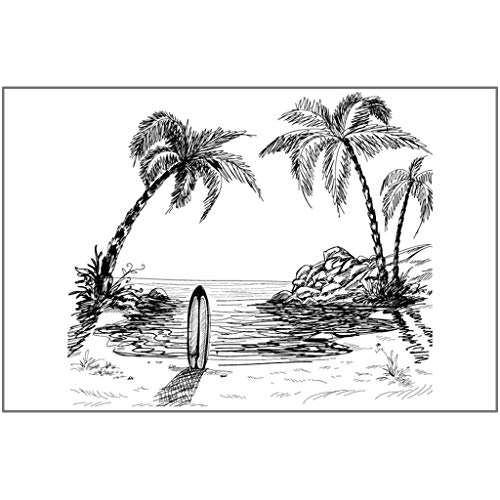 XIANGBEI Baum Sandy Beach DIY Silikon Clear Stamp Für DIY Scrapbooking Fotoalbum Dekorativ, Stempel Blätter, Transparent, DIY Handwerk Scrapbooking Dekorieren XIANGBEI Baum Sandy Beach DIY Silikon Clear Stamp Für DIY Scrapbooking Fotoalbum Dekorativ, Stempel Blätter, Transparent, DIY Handwerk Scrapbooking Dekorieren von XIANGBEI