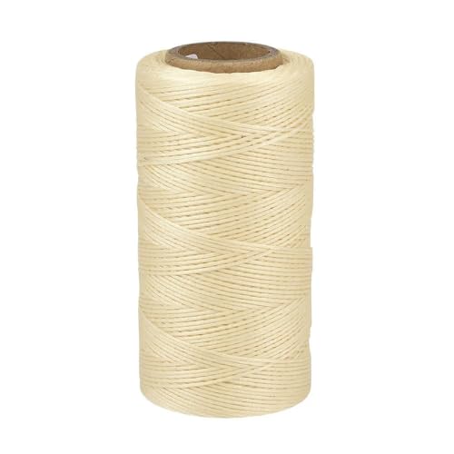 XIANGKANXUE 260 m 1 x 0,3 mm Flache gewachste Polyesterkordeln Nähgarn Kordel Schnur Riemen Halskette Seil Perle DIY Schmuckherstellung für Armband von XIANGKANXUE