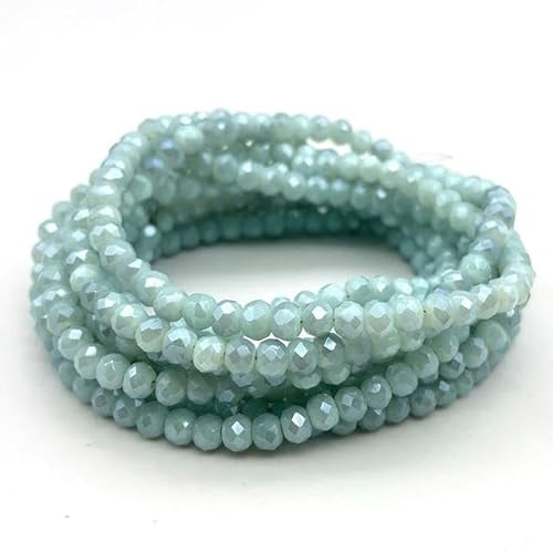 2 3 4 6 8 mm Kristall facettierte Glasperlen lose Abstandshalter runde Perlen für Schmuckherstellung Halskette Armband Zubehör-C252-2 mm (185 Stück) von XIANGN