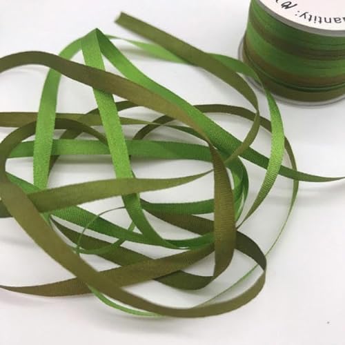 4 mm Seidenband, echte Seide, dünne, weiche Seidenbänder zum Sticken – V416 – 30 m von XIANGN