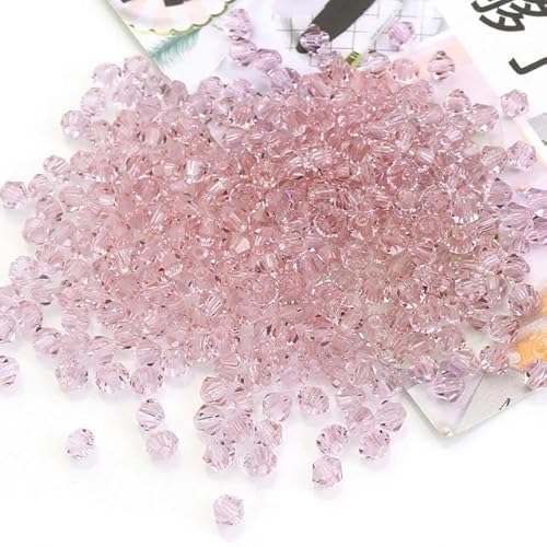 Gemischte Farben, Doppelkegel-Abstandsperlen, 2/3/4/6/8 mm, Kristallglas, facettierte Perlen, DIY für Kristalle, Schmuck, Hochzeit, Herstellung, Wasserrot, 3 mm, 330 Stück Gemischte Farben, Doppelkegel-Abstandsperlen, 2/3/4/6/8 mm, Kristallglas, facettierte Perlen, DIY für Kristalle, Schmuck, Hochzeit, Herstellung, Wasserrot, 3 mm, 330 Stück von XIANGN