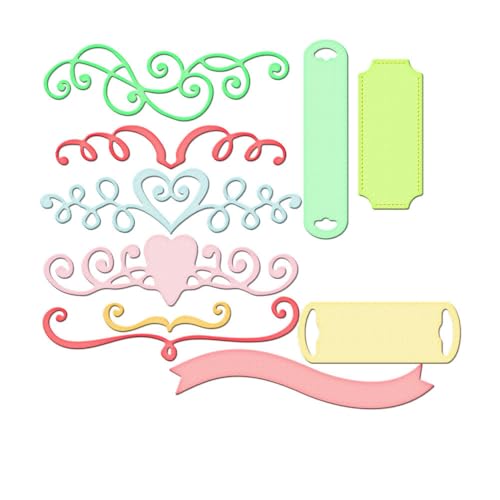 XIANMY Etiketten-Spitzen-Stanzformen, Metall-Stanzschablonen, Prägeschablone für DIY, Scrapbooking, Fotoalbum, Kartenherstellung, Dekoration XIANMY Etiketten-Spitzen-Stanzformen, Metall-Stanzschablonen, Prägeschablone für DIY, Scrapbooking, Fotoalbum, Kartenherstellung, Dekoration von XIANMY