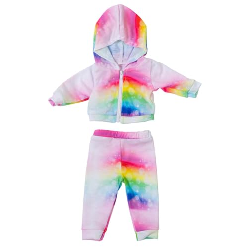 XIANMY Puppenkleidung, Oberteil, Hose, Mantel, Hose, Jacke, Sportanzug, athletische Kleidung, Puppen-Outfits für 43 cm, Mädchen, Puppenzubehör, Geburtstag, Weihnachten, Party, A11 XIANMY Puppenkleidung, Oberteil, Hose, Mantel, Hose, Jacke, Sportanzug, athletische Kleidung, Puppen-Outfits für 43 cm, Mädchen, Puppenzubehör, Geburtstag, Weihnachten, Party, A11 von XIANMY