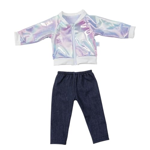 XIANMY Puppenkleidung, Oberteil, Hose, Mantel, Hose, Jacke, Sportanzug, athletische Kleidung, Puppen-Outfits für 43 cm, Mädchen, Puppenzubehör, Geburtstag, Weihnachten, Party, A12 XIANMY Puppenkleidung, Oberteil, Hose, Mantel, Hose, Jacke, Sportanzug, athletische Kleidung, Puppen-Outfits für 43 cm, Mädchen, Puppenzubehör, Geburtstag, Weihnachten, Party, A12 von XIANMY