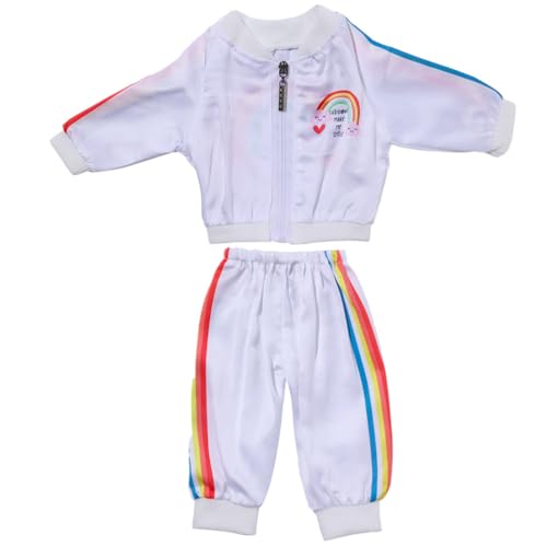 XIANMY Puppenkleidung, Oberteil, Hose, Mantel, Hose, Jacke, Sportanzug, athletische Kleidung, Puppen-Outfits für 43 cm, Mädchen, Puppenzubehör, Geburtstag, Weihnachten, Party, A13 XIANMY Puppenkleidung, Oberteil, Hose, Mantel, Hose, Jacke, Sportanzug, athletische Kleidung, Puppen-Outfits für 43 cm, Mädchen, Puppenzubehör, Geburtstag, Weihnachten, Party, A13 von XIANMY