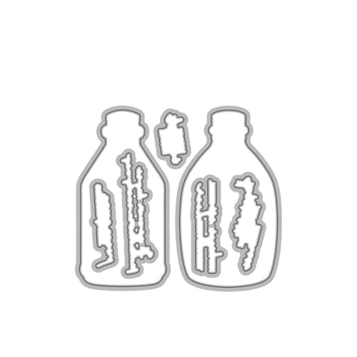XIANMY Transparente Stempel, Flasche, Silikon, transparente Stempel, Siegel, geprägte Vorlage für Bastelarbeiten, Scrapbooking, Karten, Tagebuch, Fotoalbum, Dekoration, Stanzformen XIANMY Transparente Stempel, Flasche, Silikon, transparente Stempel, Siegel, geprägte Vorlage für Bastelarbeiten, Scrapbooking, Karten, Tagebuch, Fotoalbum, Dekoration, Stanzformen von XIANMY