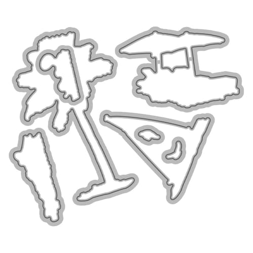 XIANMY Transparente Stempel, Strand-Silikon-Stempel, Siegel, geprägte Vorlage, Stanzformen für Bastelarbeiten, Scrapbooking, Karten, Tagebuch, Fotoalbum, Postkarte, Dekoration, Stanzformen XIANMY Transparente Stempel, Strand-Silikon-Stempel, Siegel, geprägte Vorlage, Stanzformen für Bastelarbeiten, Scrapbooking, Karten, Tagebuch, Fotoalbum, Postkarte, Dekoration, Stanzformen von XIANMY