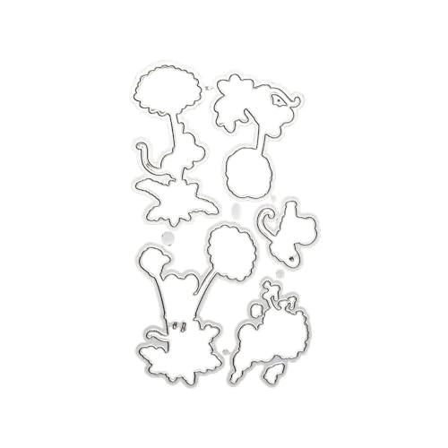 XIANMY Transparente Stempel aus Silikon, geprägte Schablone für Bastelarbeiten, Scrapbooking, Karten, Tagebuch, Fotoalbum, Postkarte, Dekoration, Stanzformen XIANMY Transparente Stempel aus Silikon, geprägte Schablone für Bastelarbeiten, Scrapbooking, Karten, Tagebuch, Fotoalbum, Postkarte, Dekoration, Stanzformen von XIANMY