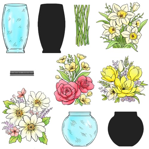 XIANMY Transparente Stempel aus Silikon, geprägte Vorlage für Bastelarbeiten, Scrapbooking, Karten, Tagebuch, Fotoalbum, Postkarte, Dekoration, Siegel XIANMY Transparente Stempel aus Silikon, geprägte Vorlage für Bastelarbeiten, Scrapbooking, Karten, Tagebuch, Fotoalbum, Postkarte, Dekoration, Siegel von XIANMY