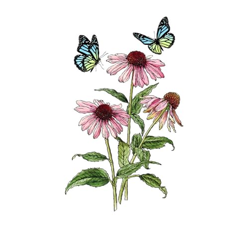 XIANMY Transparente Stempel mit Schmetterlings-Motiv, Gänseblümchen-Motiv, geprägte Schablone, Stanzformen für Bastelarbeiten, Scrapbooking, Karten, Tagebuch, Fotoalbum, Postkarte, Dekoration, Siegel XIANMY Transparente Stempel mit Schmetterlings-Motiv, Gänseblümchen-Motiv, geprägte Schablone, Stanzformen für Bastelarbeiten, Scrapbooking, Karten, Tagebuch, Fotoalbum, Postkarte, Dekoration, Siegel von XIANMY