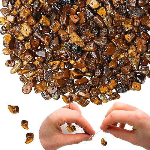 XIANNVXI Tigerauge 400pcs Perlen zum Auffädeln Kristalle Perlen Kristall Steine Perlen für Armbänder Ketten Ohrringe Schmuck Machen Crafting Natürlichen Unregelmäßige Gebohrt DIY Edelsteine 5-8mm XIANNVXI Tigerauge 400pcs Perlen zum Auffädeln Kristalle Perlen Kristall Steine Perlen für Armbänder Ketten Ohrringe Schmuck Machen Crafting Natürlichen Unregelmäßige Gebohrt DIY Edelsteine 5-8mm von XIANNVXI