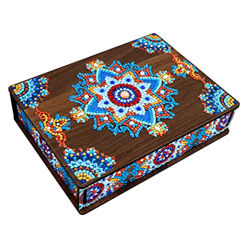 DIY 5D Mandala Diamant Malerei Schmuckschatulle Kits for Erwachsene Kinder, Spezielle Form Strass Diamant Malerei Ringe Halskette Armband Organizer Aufbewahrungsbox Geschenkbox DIY 5D Mandala Diamant Malerei Schmuckschatulle Kits for Erwachsene Kinder, Spezielle Form Strass Diamant Malerei Ringe Halskette Armband Organizer Aufbewahrungsbox Geschenkbox von XIANXIAN